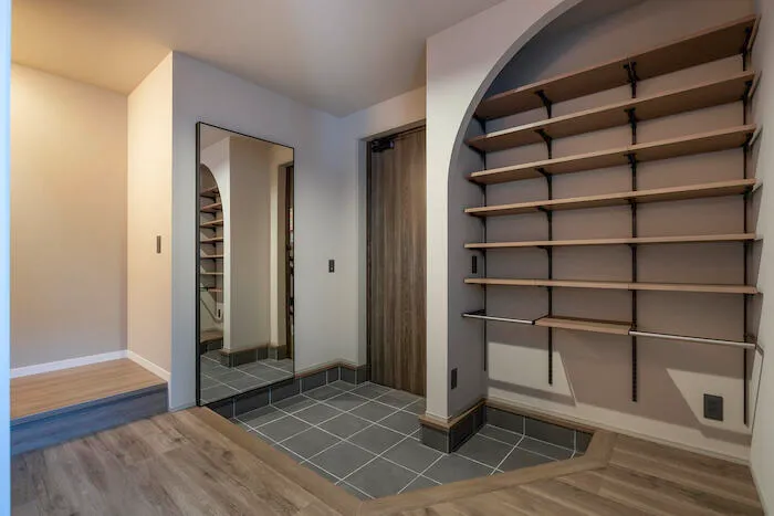 曲線がつくる柔らかなデザインの家