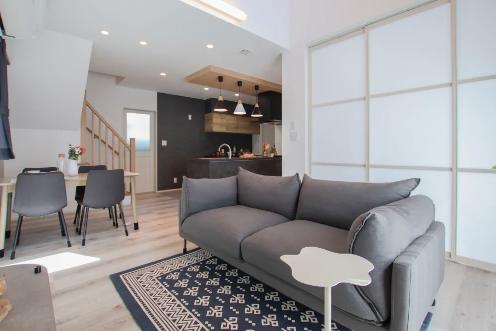 心地よい空気が循環するLDK