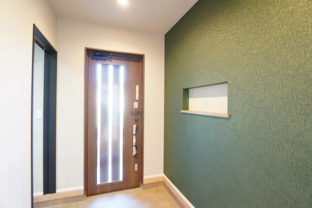 玄関から始まる、計算された「お帰り」の動線