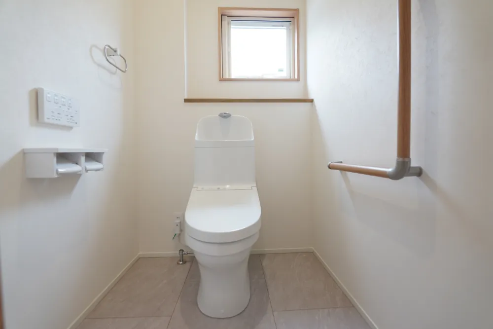 将来の安心まで見据えた、ゆとりのトイレ空間