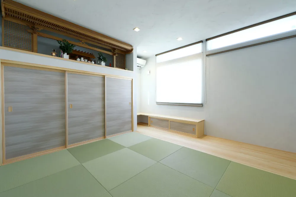和のテイストを取り入れた憩いの和室