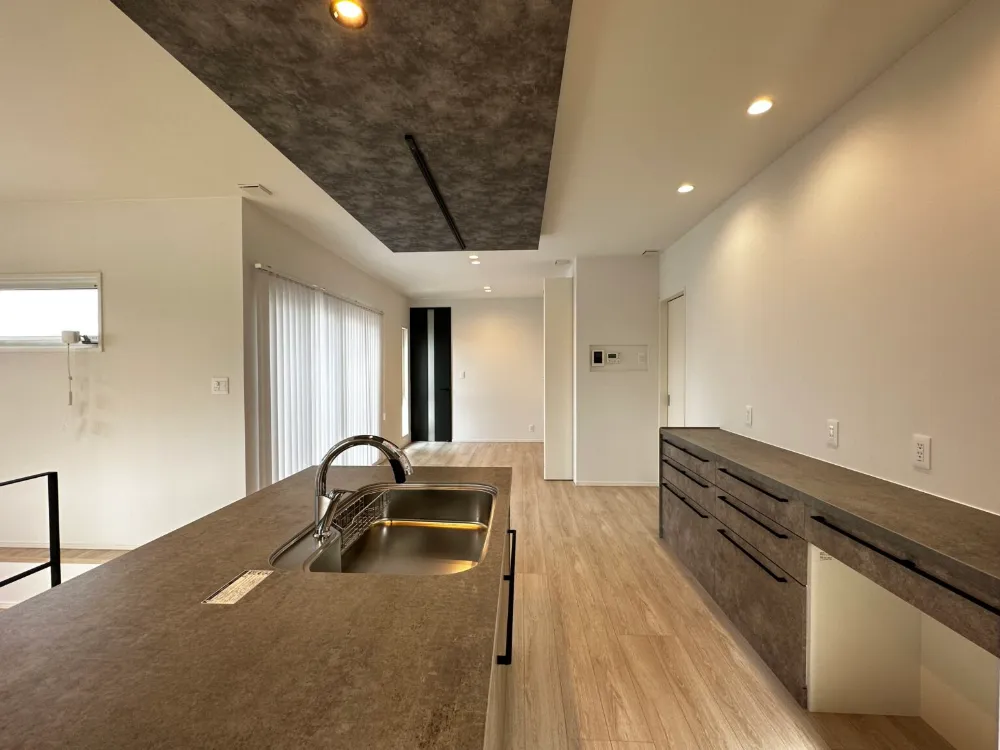 ダウンフロアリビングのある住まい