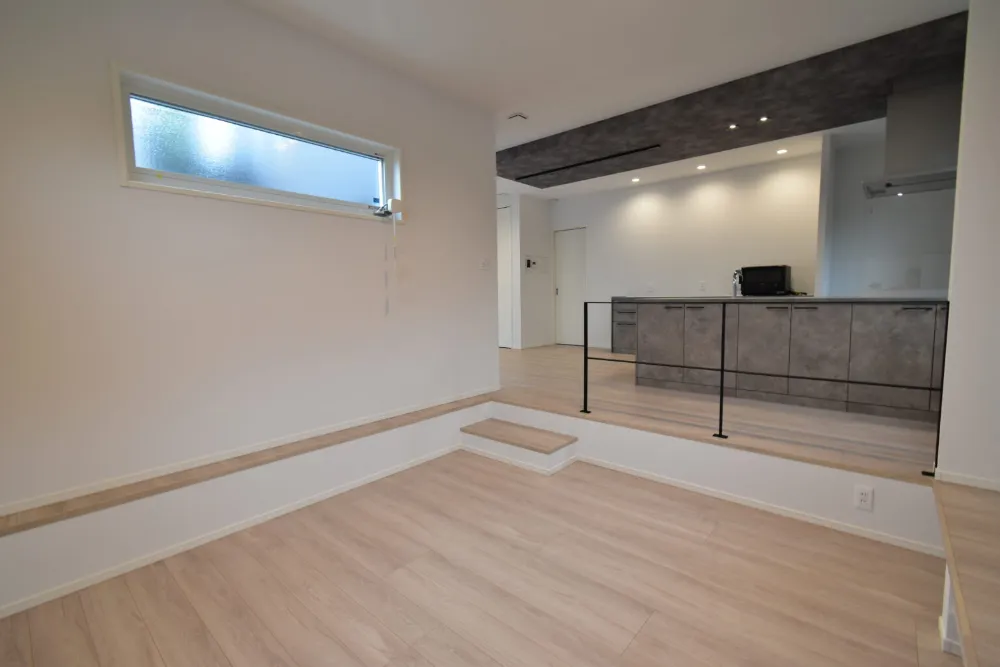 ダウンフロアリビングのある住まい