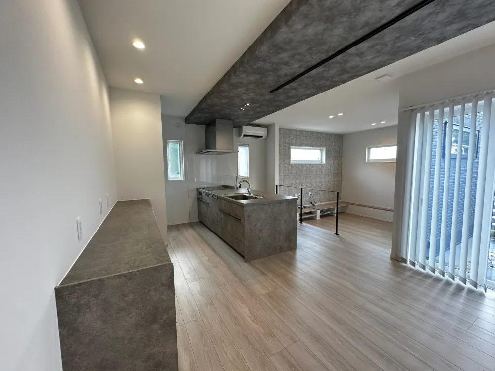 ダウンフロアリビングのある住まい