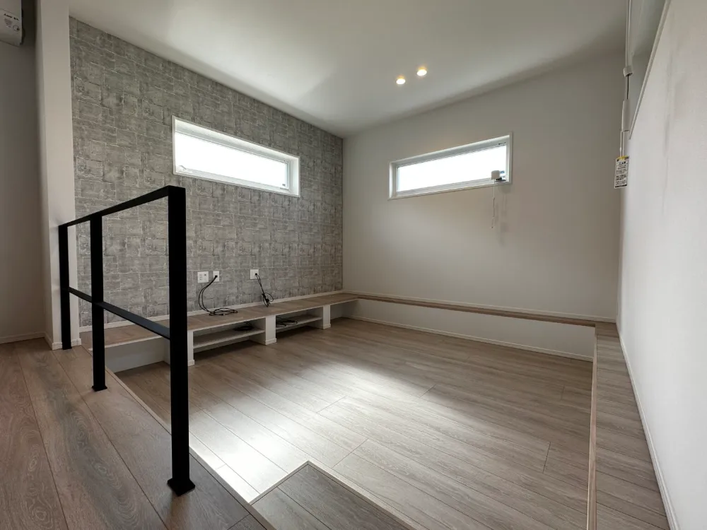 ダウンフロアリビングのある住まい