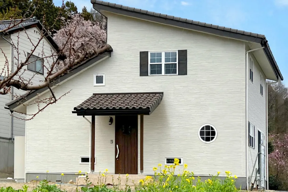 アーチ壁の似合う可愛いお家